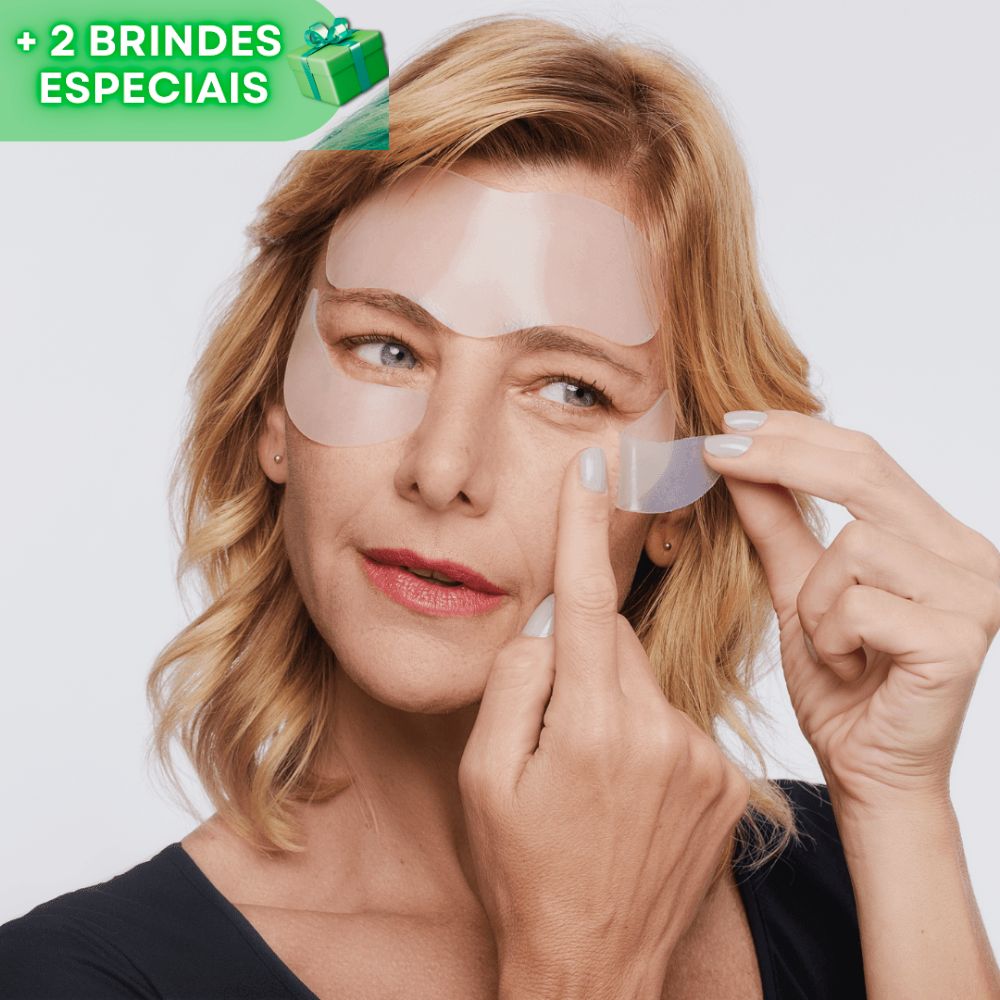 Kit Rejuvene Clean - Adesivos Anti-Rugas das famosas