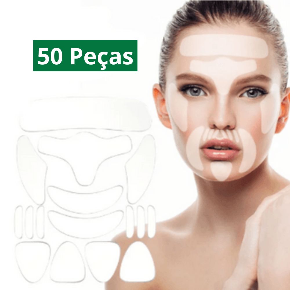 Kit Rejuvene Clean - Adesivos Anti-Rugas das famosas