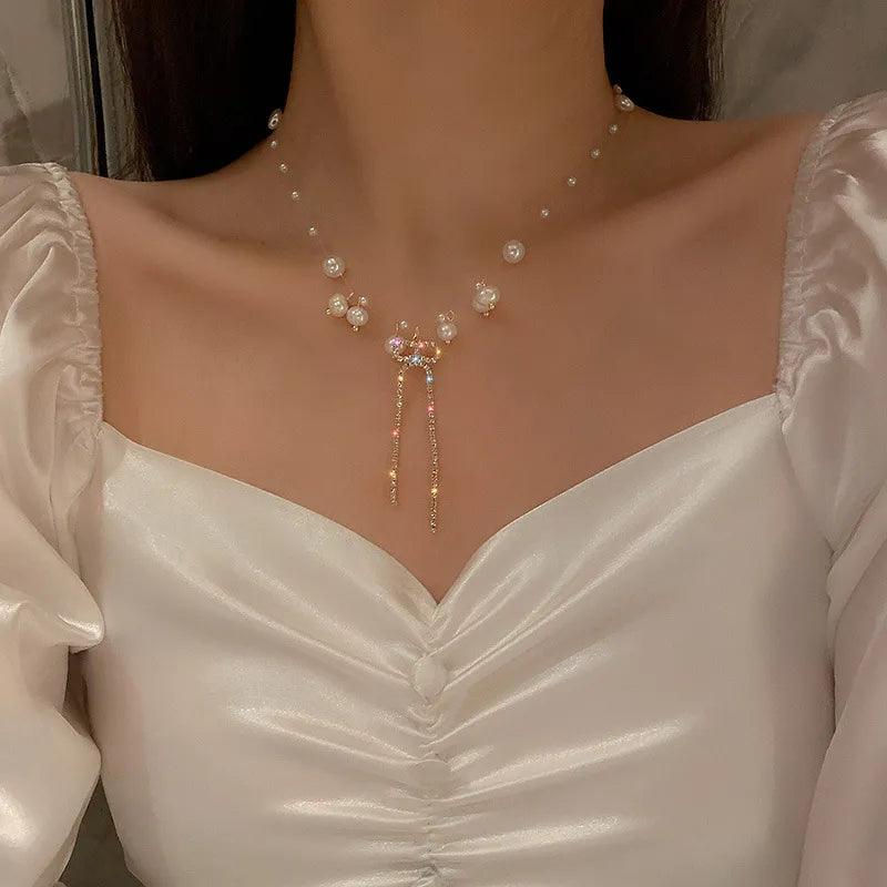 Colar Feminino de Luxo Aço Banhado