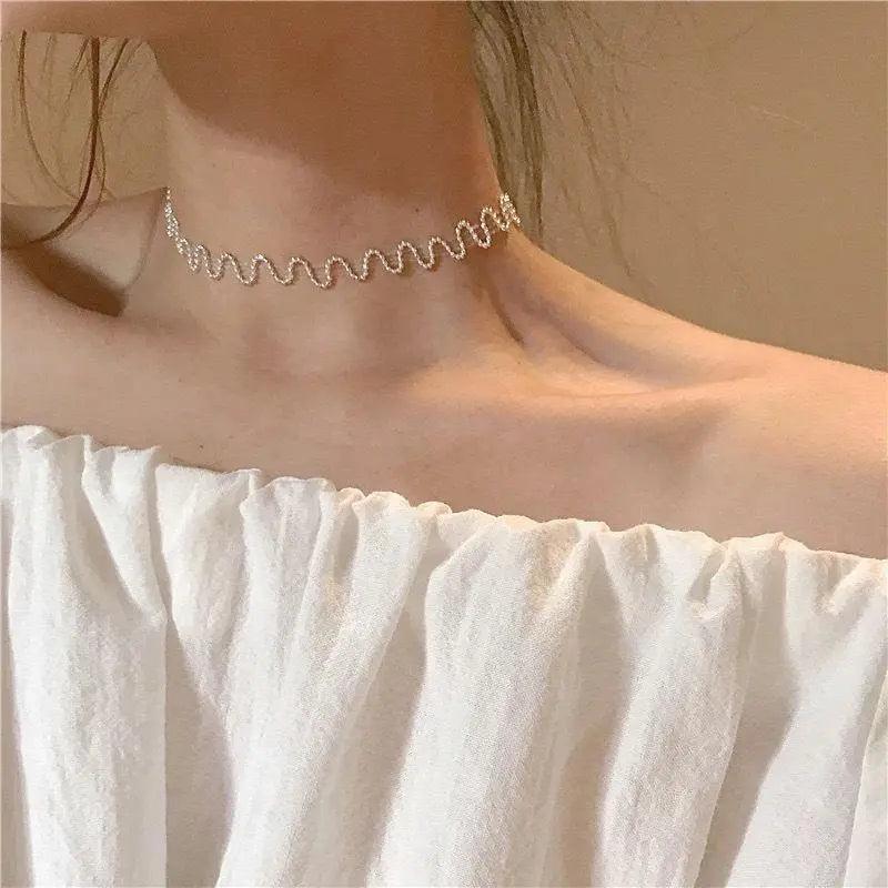 Colar Feminino de Luxo Aço Banhado